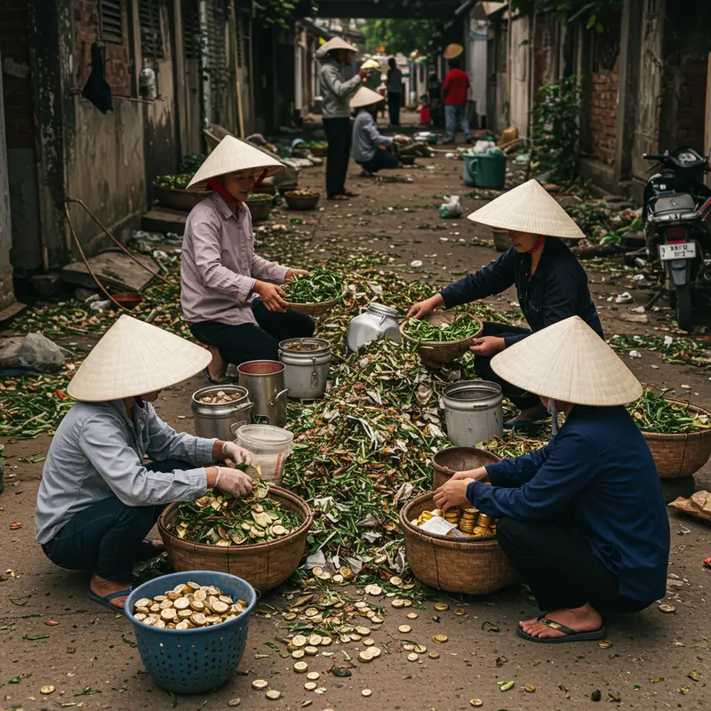 Người Việt chuyển hóa rác hữu cơ thành giá trị tài chính.