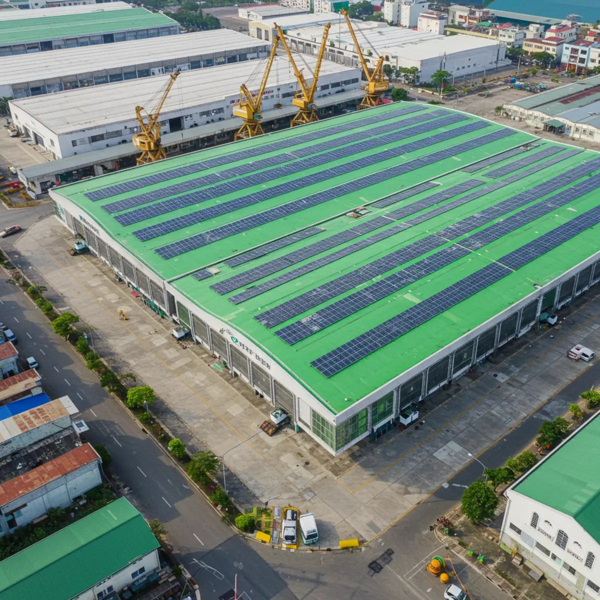 Cảng biển xanh Việt Nam tín chỉ carbon