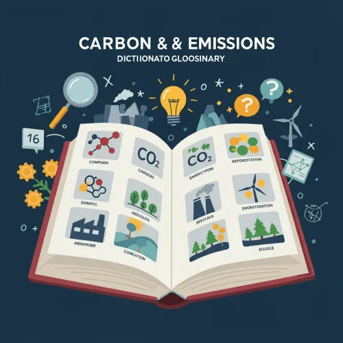 từ điển thuật ngữ về carbon và phát thải: công cụ hỗ trợ hiểu biết về các khái niệm liên quan đến khí nhà kính và biến đổi khí hậu.